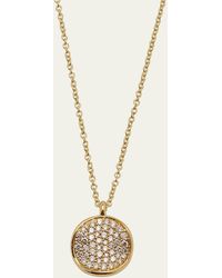 Ippolita - Small Flower Pendant Necklace In 18k Gold With Diamonds - Lyst
