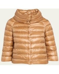 Herno - Sofia Ultra-Lightweight Down Bolero Jacket - Lyst