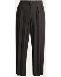 Homme Plissé Issey Miyake - Edge Ensemble Pleated Pants - Lyst