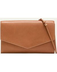 The Row - Large Envelope Crossbody Bag In Napa Leather - Lyst