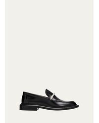 Givenchy - Pinch Leather Loafers - Lyst