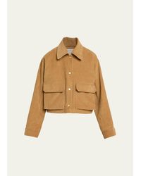 Maria McManus - Corduroy Cropped A-Line Jacket - Lyst