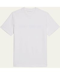 Helmut Lang - Logo-back Short-sleeve Heavy Cotton T-shirt - Lyst