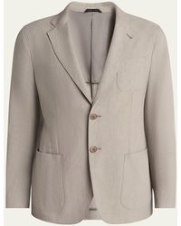 Giorgio Armani - Linen Upton Jacket - Lyst