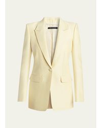 Tom Ford - Wool Silk Single-Breasted Jacket - Lyst