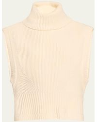 Jonathan Simkhai - Maple Wool & Cashmere Sleeveless Turtleneck Top - Lyst