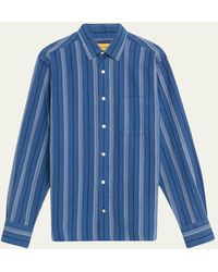 Original Madras Trading Co. - Striped Sport Shirt - Lyst
