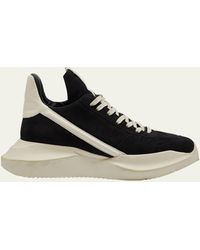 Rick Owens - Leather Geth Runner High-top Sneakers - Lyst