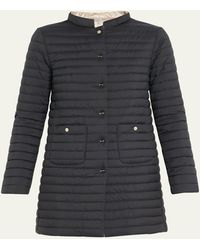 Herno - Reversible A-Shape Quilted Down Jacket - Lyst