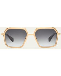 Jacques Marie Mage - Ugo Gold-plated Titanium & Acetate Butterfly Sunglasses - Lyst