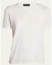 Loro Piana - Angera Knit Crewneck T-shirt - Lyst