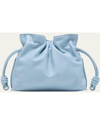 Loewe - Flamenco Mini Clutch Bag In Napa Leather With Blind Embossed Anagram - Lyst