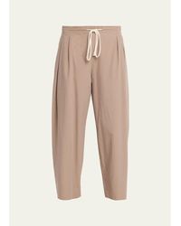 Maria McManus - Drawstring Balloon Tapered-Leg Trousers - Lyst