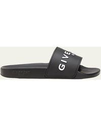Givenchy - Logo Pool Slide Sandals - Lyst