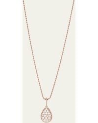 Boucheron - Serpent Boheme Medium Diamond Pendant Necklace In Pink Gold - Lyst