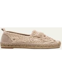 Brunello Cucinelli - Woven Knit Slip-On Espadrilles - Lyst