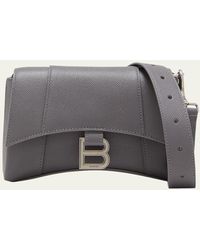 Balenciaga - Downtown B-logo Leather Crossbody Bag - Lyst