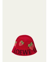 Loewe - Strawberry Bucket Hat - Lyst