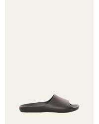The Row - Ama Rubber Flat Slide Sandals - Lyst