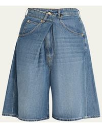 DARKPARK - Ines Crossover Denim Shorts - Lyst