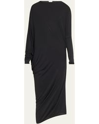 Wolford - Long-sleeve Crepe Jersey Midi Dress - Lyst