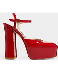 skyhigh 145 ankle strap platform pump