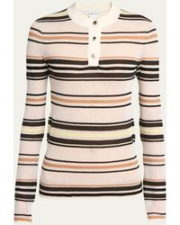 Bottega Veneta - Stripe Knit Sweater - Lyst