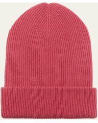 The Elder Statesman - Cashmere Rib-knit Beanie Hat - Lyst