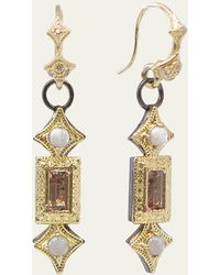 Armenta - Crivelli Drop Earrings With Opal And Morganite - Lyst
