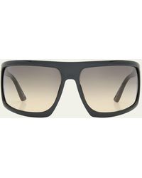 Tom Ford - Clint Acetate & Plastic Wrap Sunglasses - Lyst