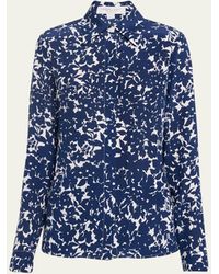 Michael Kors - Hansen Floral Print Button-front Shirt - Lyst