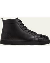 Christian Louboutin - Lou Spikes High-top Sneakers - Lyst