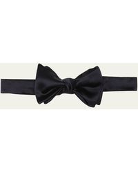 Brunello Cucinelli - Basic Solid Silk And Cotton Bow Tie - Lyst