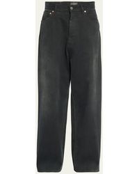 Balenciaga - Soft Left Hand Denim Jeans - Lyst