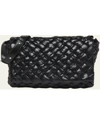 Bottega Veneta - Rumple Intreccio Leather Messenger Bag - Lyst