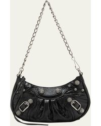 Balenciaga - Le Cagole Mini Strass Leather Shoulder Bag - Lyst