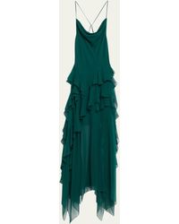 Jason Wu - Chiffon Cowl-neck Gown With Ruffle Details - Lyst