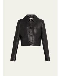 FRAME - The Small Leather Jacket - Lyst