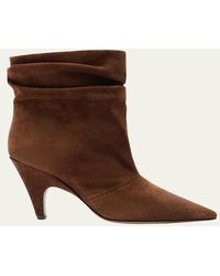 Alexandre Birman - Tati Slouch Mini Scamosciato Booties - Lyst
