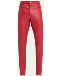 Monfrere - Greyson Leather Skinny Jeans - Lyst