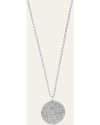 Ippolita - Medium Flower Pendant Necklace In Sterling Silver With Diamonds - Lyst