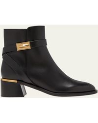 Jimmy Choo - Diantha Leather Buckle Ankle Booties - Lyst