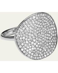 Ippolita - Large Flower Ring In Sterling Silver With Diamonds - Lyst