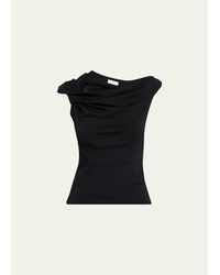 A.L.C. - Cece Twisted Knit Tee - Lyst