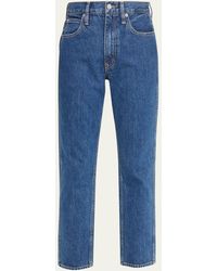 SLVRLAKE Denim - Virginia High-rise Slim Tapered Jeans - Lyst