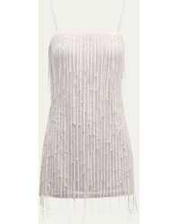 Ramy Brook - Elyse Embellished Mini Dress - Lyst