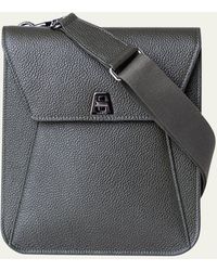 Akris - Anouk Small Leather Messenger Bag - Lyst