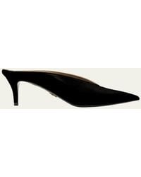 Stella McCartney - 60Mm Brushed Pointed-Toe Mules - Lyst