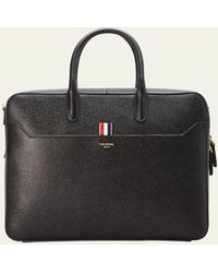 Thom Browne - Pebble Leather Business Briefcase Bag - Lyst