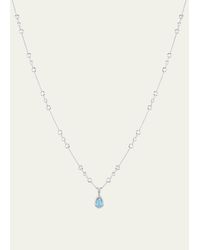 Paul Morelli - 18k Chain Frame Necklace With Diamonds - Lyst